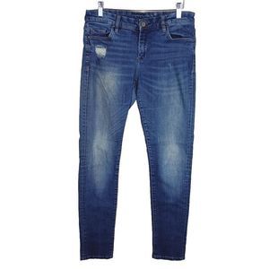 BLANK NYC Jeans Reade Crop Blue Distressed Women's Size 30